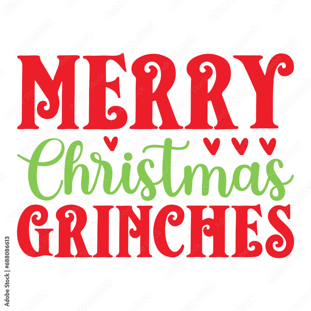 Merry Christmas Grinches SVG