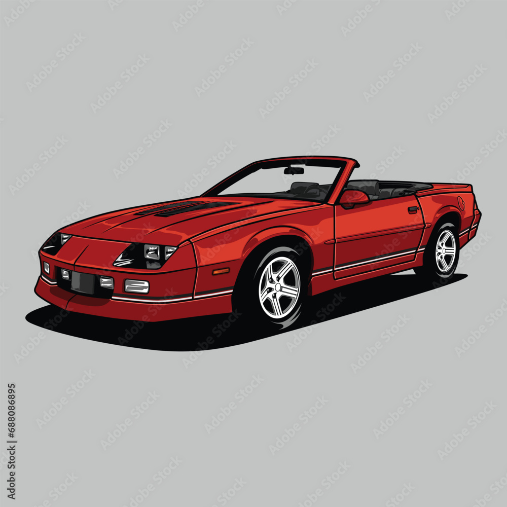 IROC-Z Convertible Red