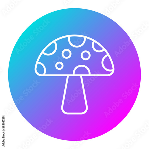 Spring Mushroom Icon
