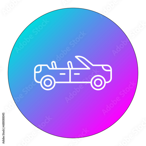 Convertible Car Icon