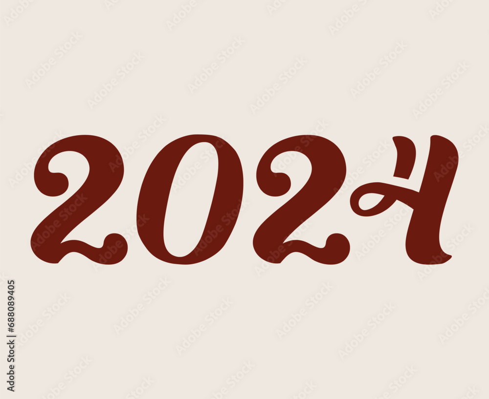 2024 Happy New Year Abstract Maroon Graphic Design Vector Logo Symbol Illustration 2024 Happy New Year Abstract Maroon Graphic Design Vector Logo Symbol Illustration