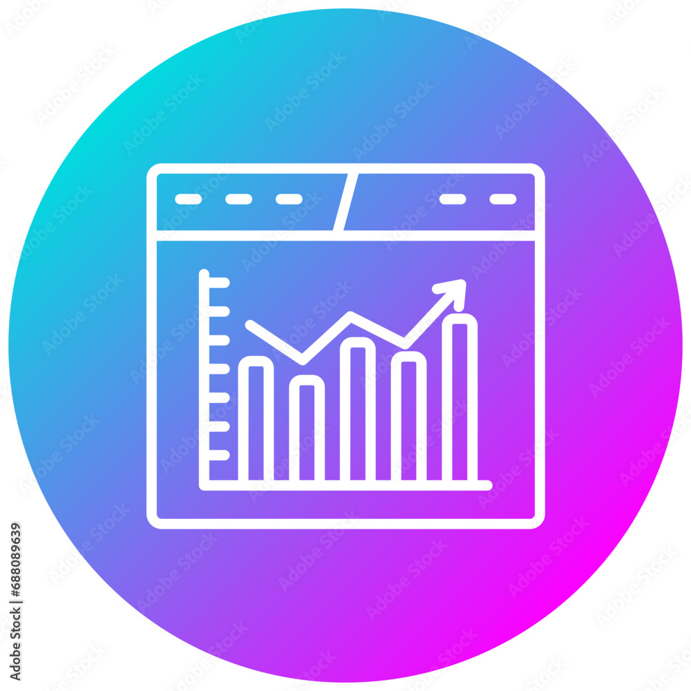 Website Statistics Icon Website Statistics Icon