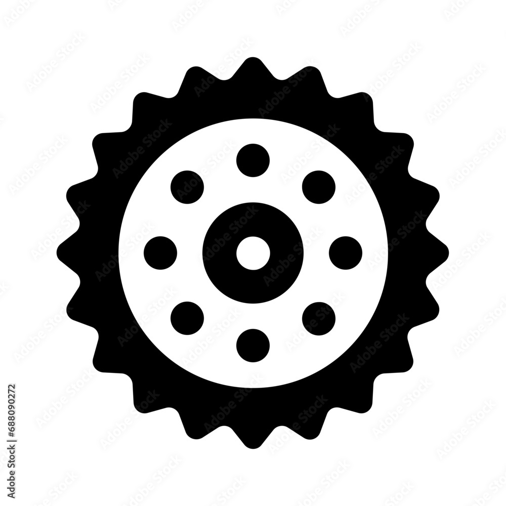 Gear Wheel Solid Icon Gear Wheel Solid Icon