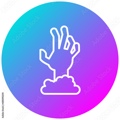 Scary Hand Icon