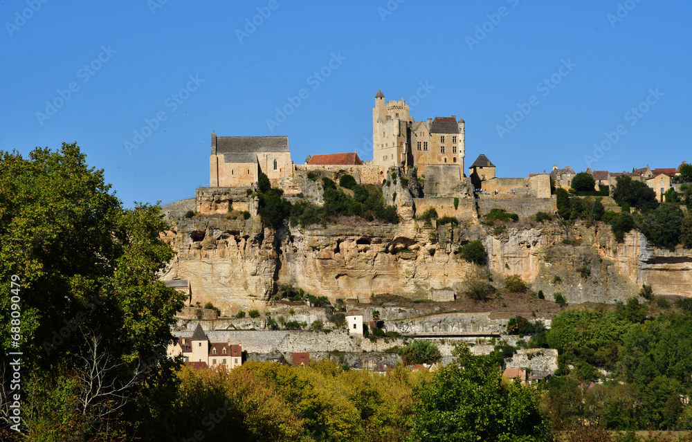 Beynac; France - october 7 2023 : the castle