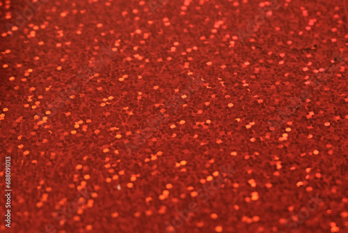 Beautiful orang, yellow, Christmas background, with bokeh. Concept design. Blurred background.