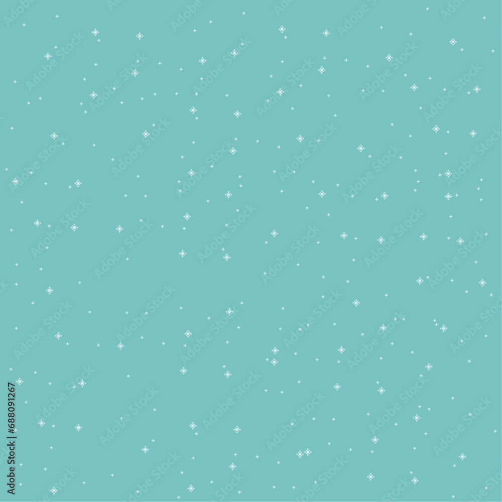 A light blue Chistmas snowflakes with snow on isolated blue background concepts vector A light blue Chistmas snowflakes with snow on isolated blue background concepts vector