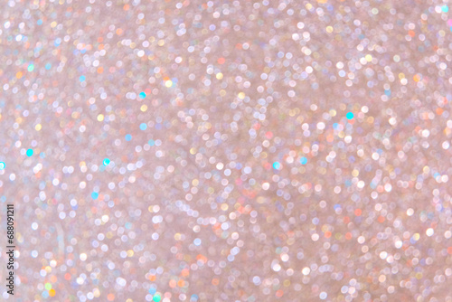 Beautiful festive multi-colored festive gray. Christmas background, with bokeh. Concept design. Blurred background.