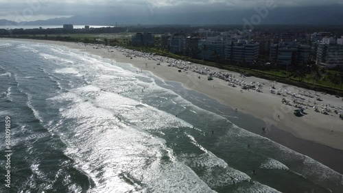 Praia Rivieira de São Lourenço Bertioga São Paulo Brasil  photo