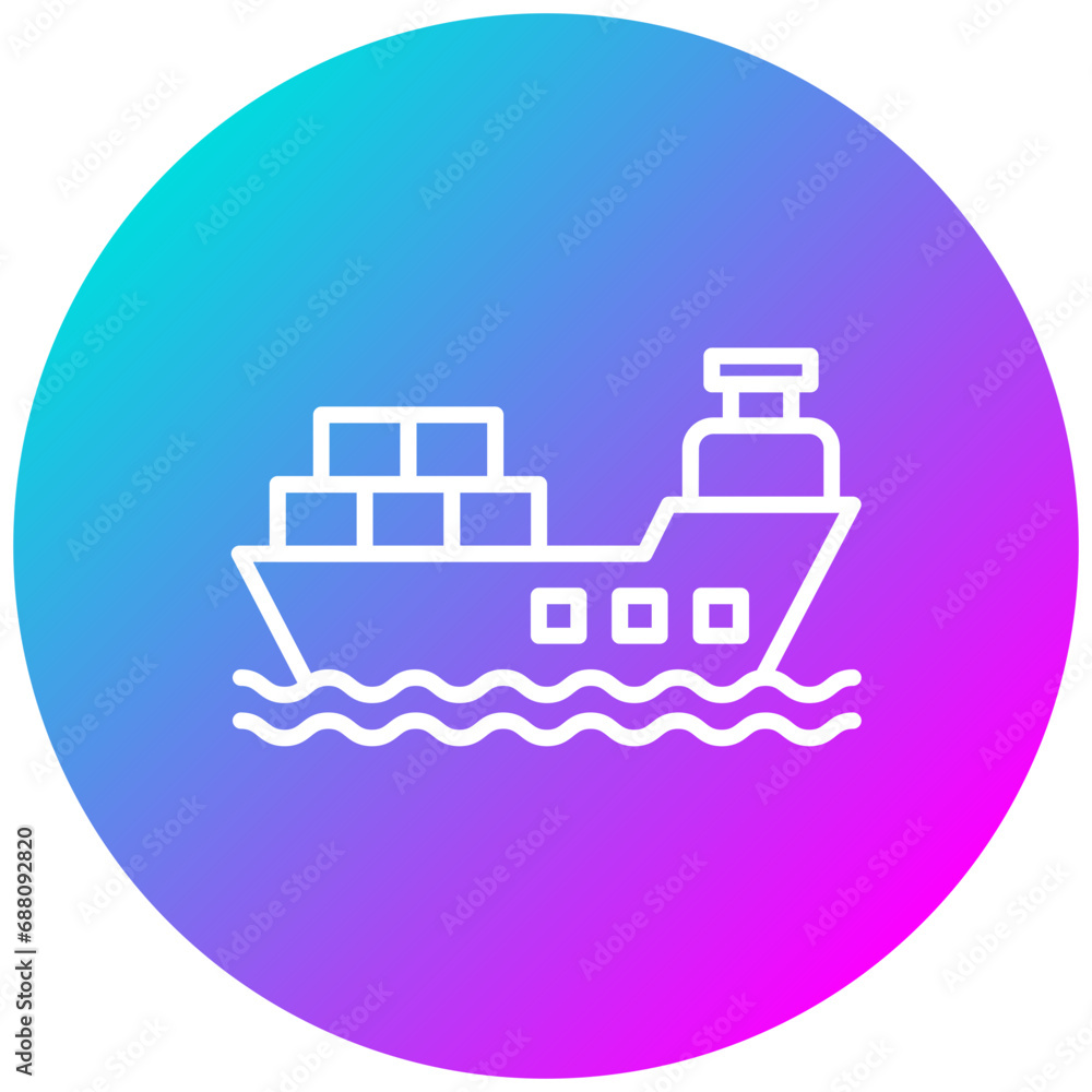Naklejka premium Ship Icon