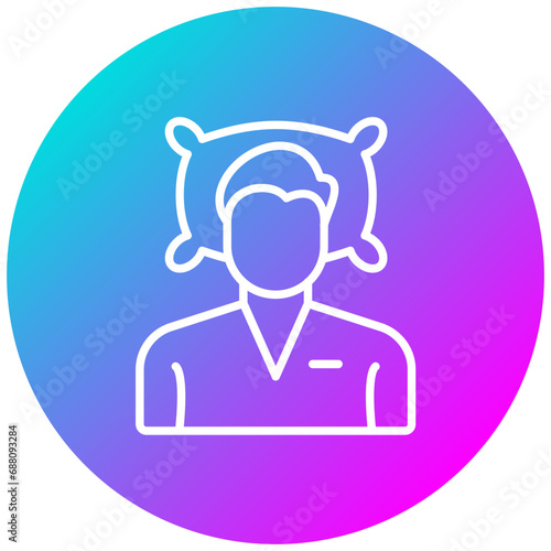 Lying Down Icon