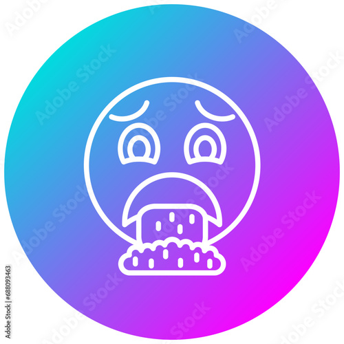 Face Vomiting Icon