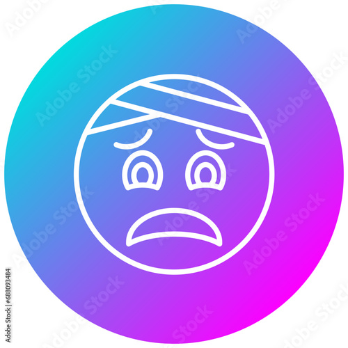 Face with Head Bandage Icon