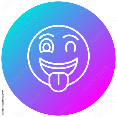 Face with Tongue Icon