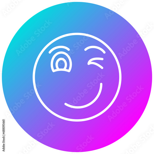 Winking Face Icon