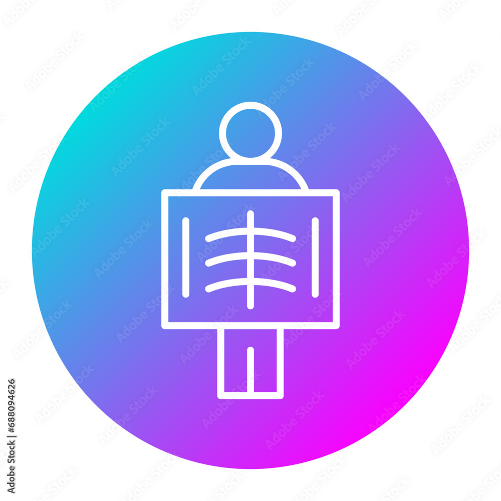 Man X ray Icon Man X ray Icon