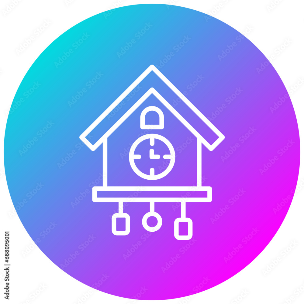 Cuckoo Clock Icon Cuckoo Clock Icon