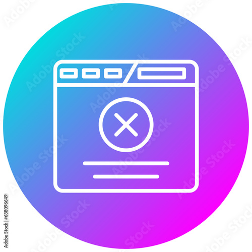 Not Found Error Icon