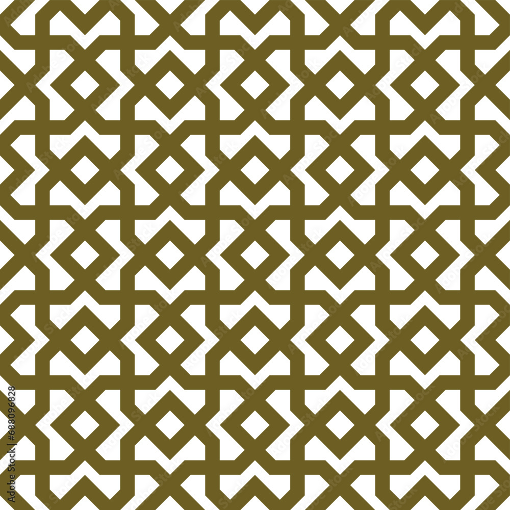 Seamless geometric ornament based on traditional islamic art.Brown color lines. For fabric,textile,cover,wrapping paper,background and lasercutting. Seamless geometric ornament based on traditional islamic art.Brown color lines. For fabric,textile,cover,wrapping paper,background and lasercutting.