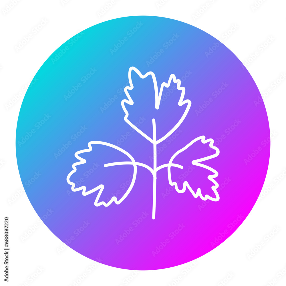 Obraz premium Parsley Icon