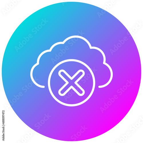 Cloud Error Icon