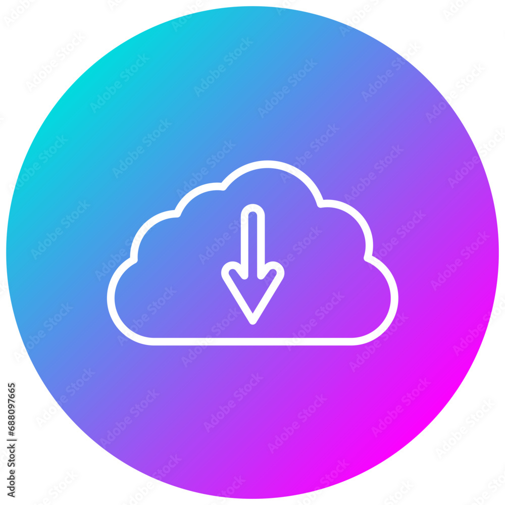 Cloud Download Icon Cloud Download Icon