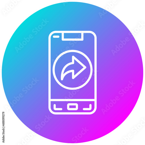 Free Download Mobile Share Icon - GFXLoad