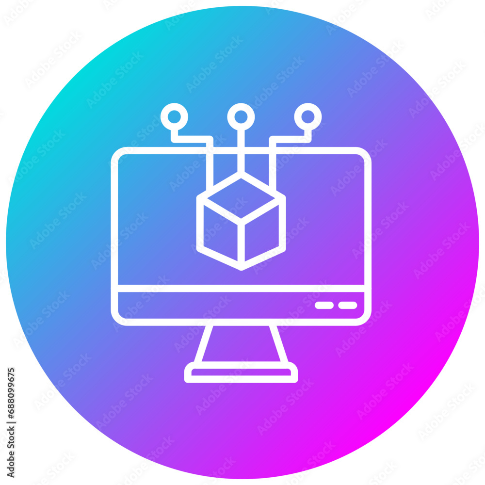 Fototapeta premium Software Icon