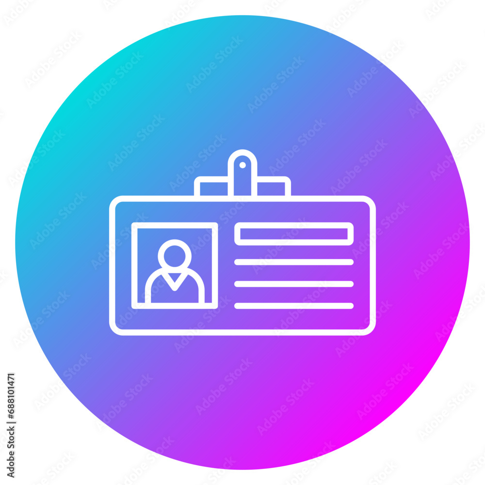 Identity Card Icon Identity Card Icon