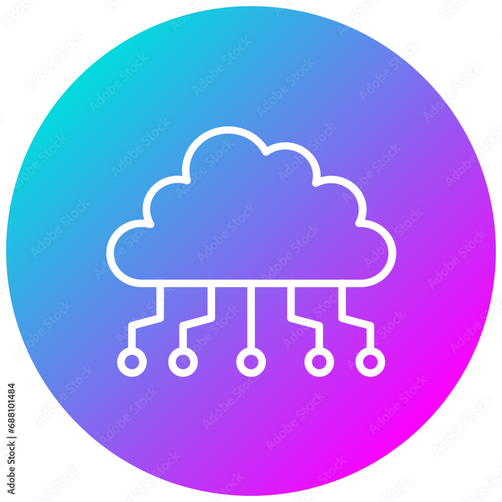 Cloud Computing Icon Cloud Computing Icon