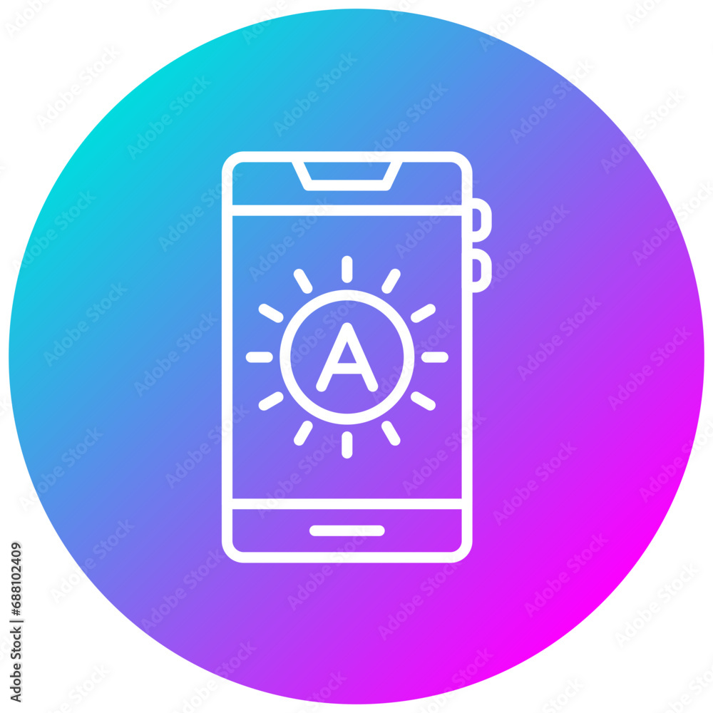 Brightness Auto Icon Brightness Auto Icon