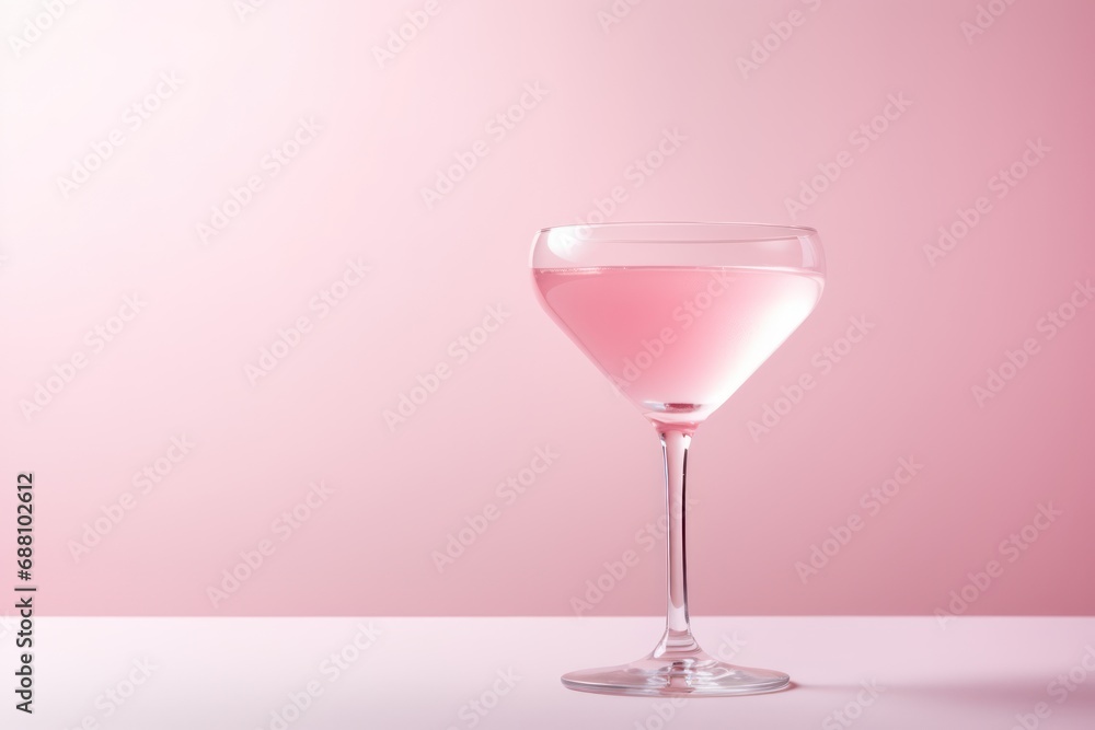 Pink Valentine's day cocktail Pink Valentine's day cocktail