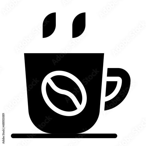 coffee shop glyph icon