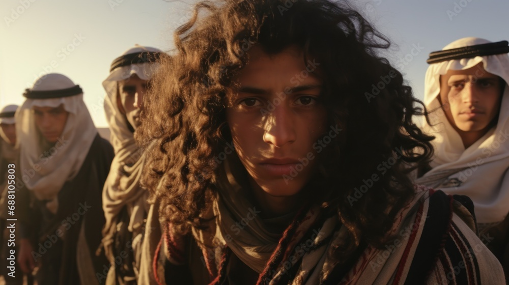 Arabian desert bedouins