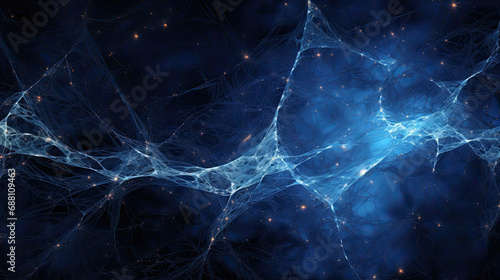 Blue cosmic webs