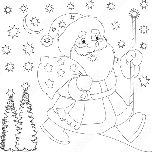 Mary Christmas Coloring page for adults