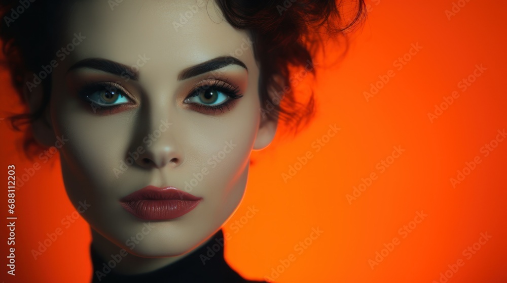 Young woman with natural make-up Young woman with natural make-up