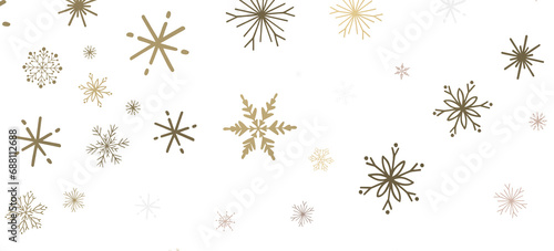 Snowflake Dance: Radiant 3D Illustration Showcasing Falling Christmas Snowflakes in Harmony