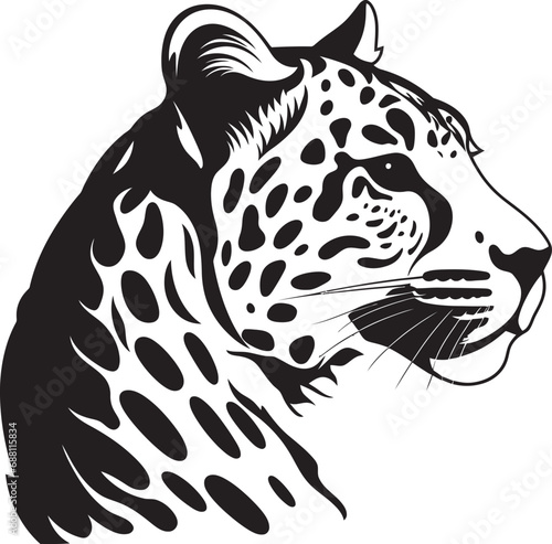 Streamlined Agility Cheetah Logo Symbol Swift Magnificence Cheetah Vector Icon