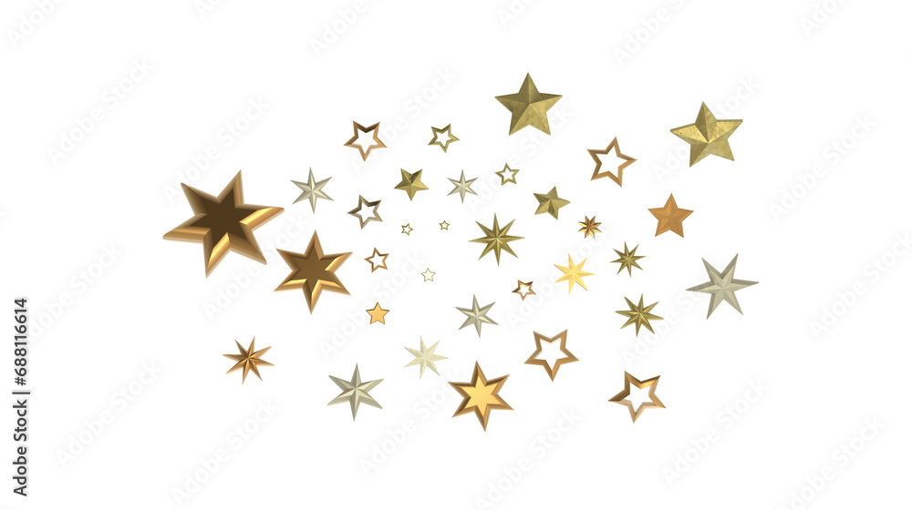 Starlit Christmas Plummet: Spectacular 3D Illustration Showcasing Descending Holiday Star Clusters Starlit Christmas Plummet: Spectacular 3D Illustration Showcasing Descending Holiday Star Clusters