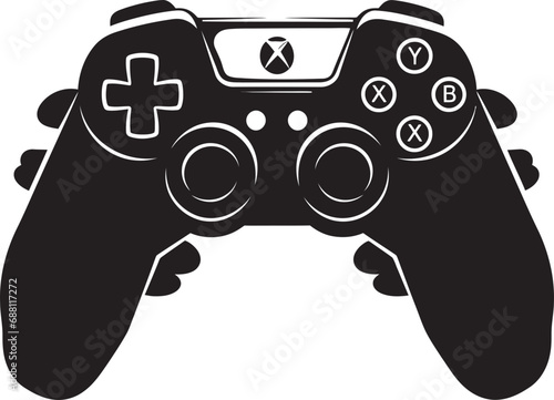 Gaming Nexus Gamepad Joystick Logo Symbol Joystick Junction Gamepad Vector Icon