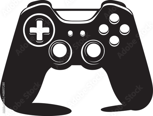 Console Control Joystick Logo Image Digital Dynamics Gamepad Joystick Vector Emblem