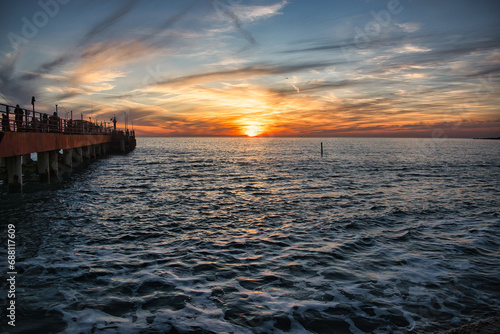 sunset at the beach