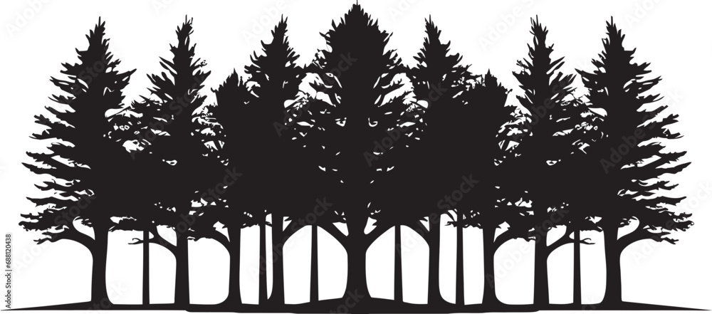 Fototapeta premium Branch Badge Iconic Tree Logo Natural Mark Vector Tree Emblem