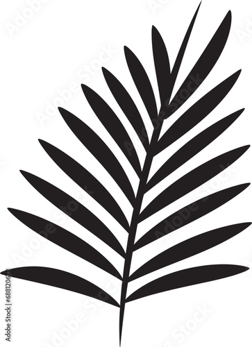 TropicCanvas Creative Leaf Iconography PalmPerfection Refined Vector Design © BABBAN