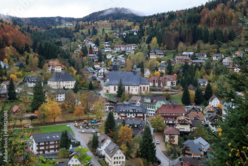 Blick auf den Ort Todtmoos im Schwarzwald