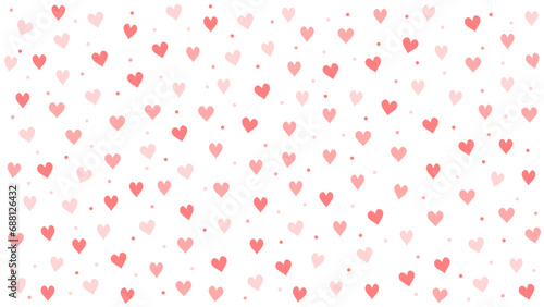 Red and pink little hearts background
