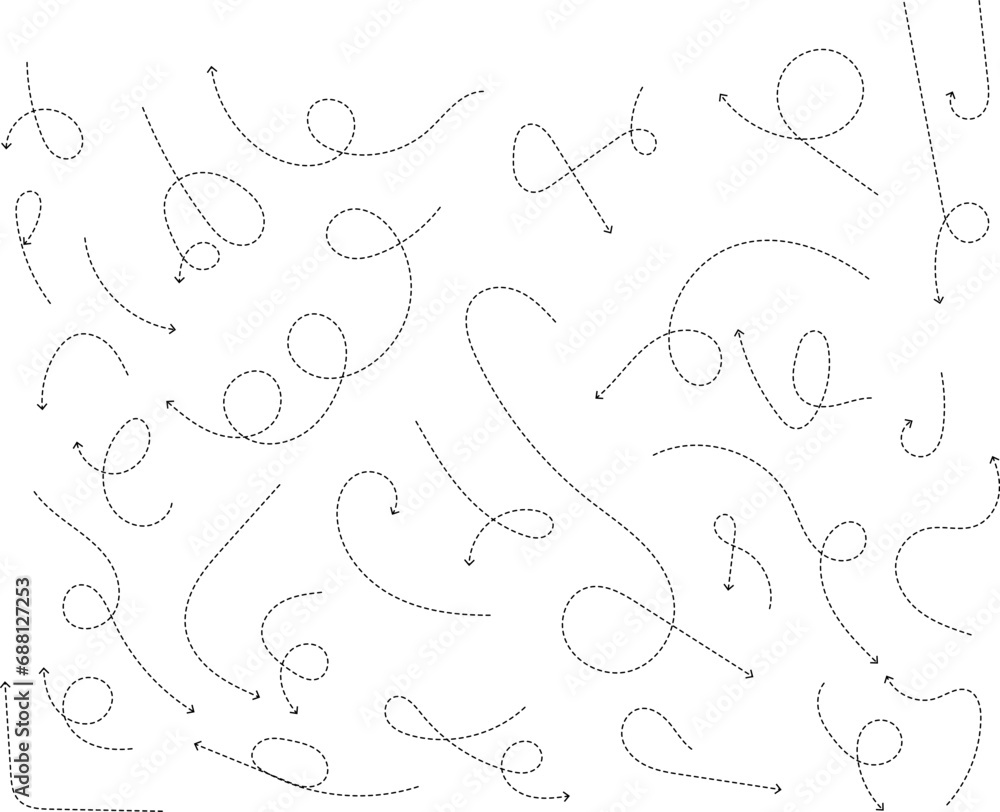 Curve arrow icon. Curved dotted arrow. Zigzag arrow stripes with dotted lines. Vector Curve arrow icon. Curved dotted arrow. Zigzag arrow stripes with dotted lines. Vector