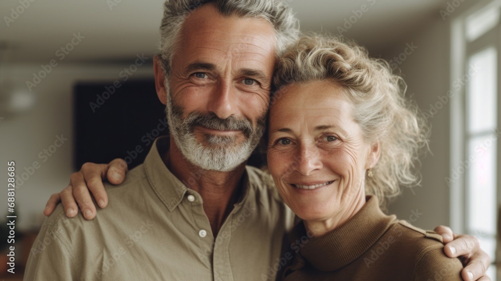 Trust and love portrayed in a home embrace. Trust and love portrayed in a home embrace.