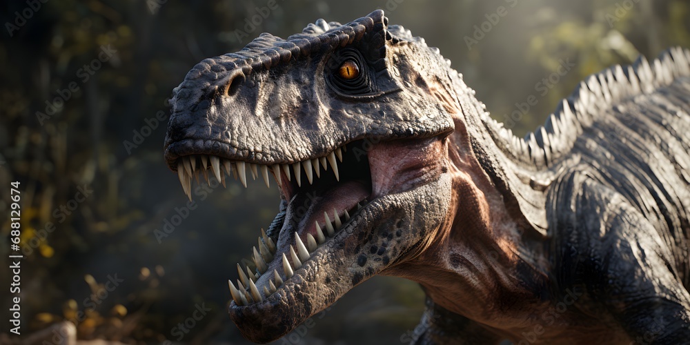 Obraz premium Realistic Dinosaur Illustration